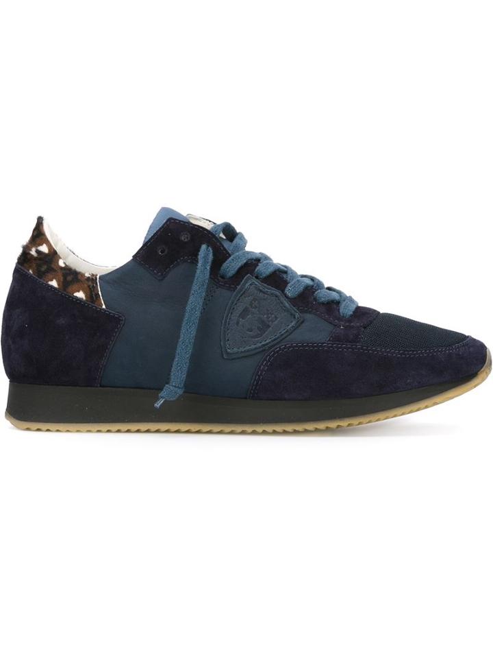 Philippe Model Contrast Back Tonal Panel Low-top Sneakers