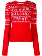 Philosophy Di Lorenzo Serafini Holiday Treat Intarsia Jumper - Red