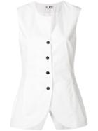 Aalto Plain Waistcoat - White