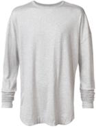 Zanerobe 'tl2' Long Sleeved T-shirt, Men's, Size: Xl, Grey, Cotton