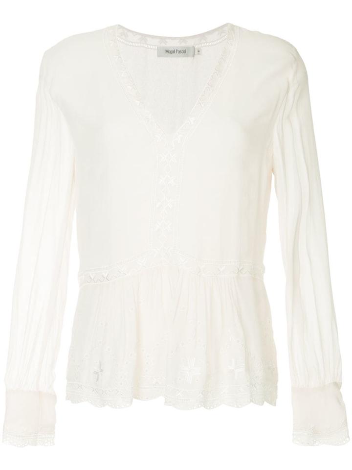 Magali Pascal Bohemian Blouse - White