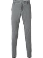 Dondup Chino Trousers, Men's, Size: 33, Grey, Cotton/spandex/elastane