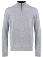 Corneliani Zip Front Pullover - Grey