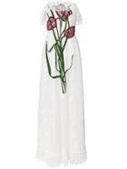 Christopher Kane Tulip Lace Bustier Dress - White