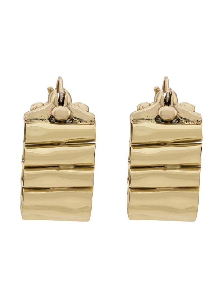 Ellery Pawn Vessel Hoop Earrings - Gold