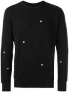 Obey Fly Print Sweatshirt, Men's, Size: Medium, Black, Cotton/polyester