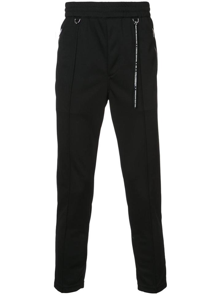 Mastermind World Skull Print Cuff Track Pants - Black