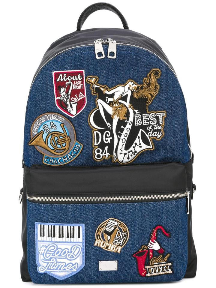 Dolce & Gabbana Volcano Backpack - Blue