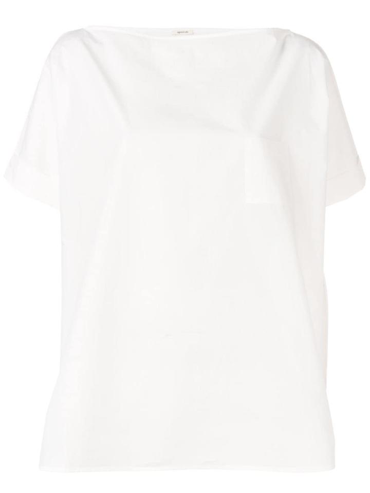 Apuntob Boxy Fit Blouse - White