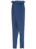 Tufi Duek Silk Drop Crotch Trousers - Blue