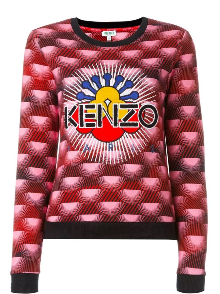 Kenzo 'nagai' Sweatshirt, Women's, Size: Large, Pink/purple, Cotton