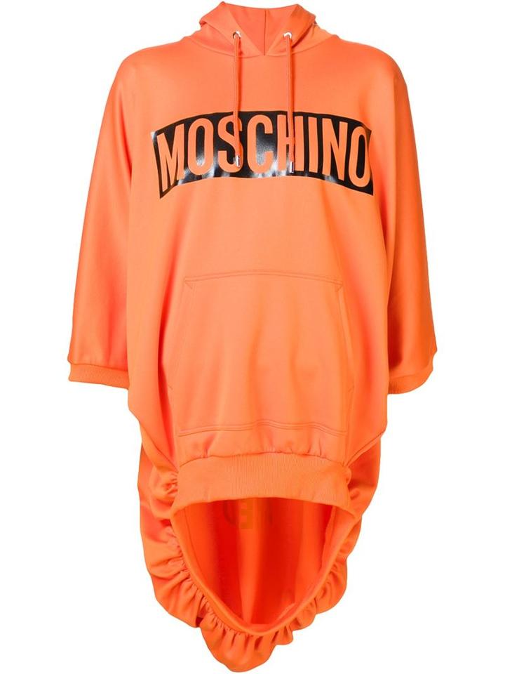 Moschino Caution Print Hoodie