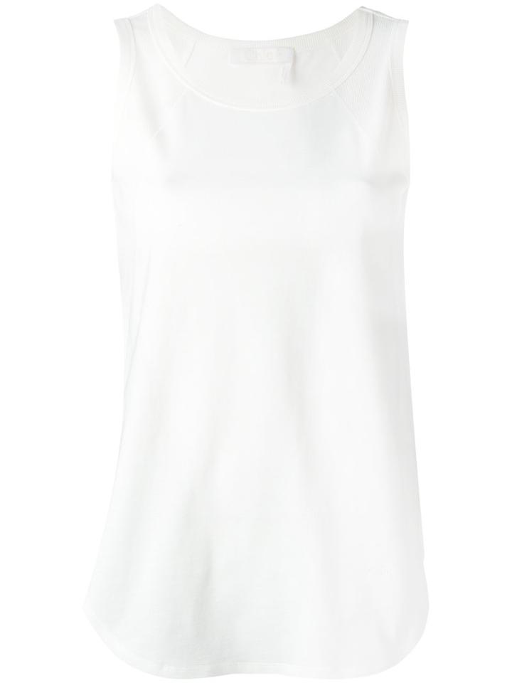 Chloé Classic Vest Top, Women's, Size: Small, White, Cotton