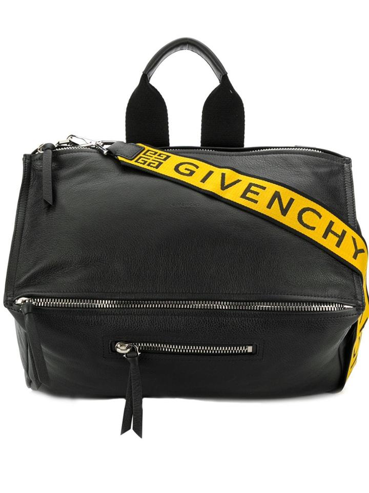 Givenchy Double Zip Shoulder Bag - Black
