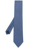 Salvatore Ferragamo Gancio Print Tie - Blue