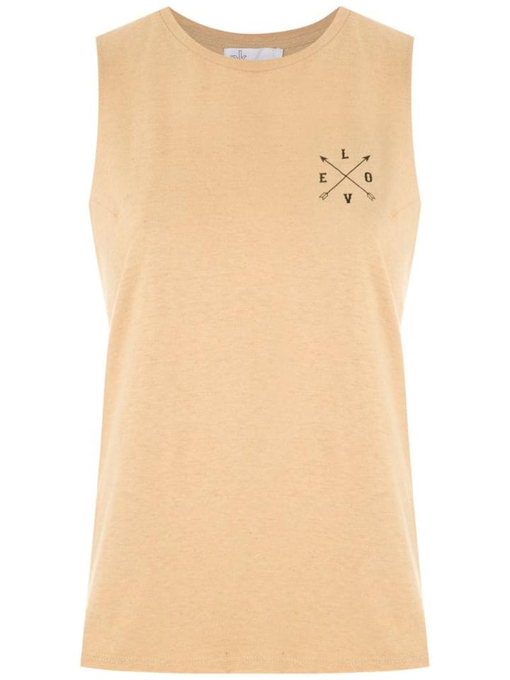 Nk Eco Natalia Printed Tank - Yellow