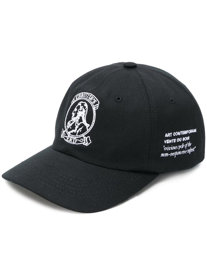 Enfants Riches Déprimés Christie's Embroidered Cap - Black