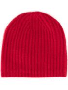 Warm-me Ribbed Beanie - Red