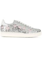 Moa Master Of Arts Flamingo Glittered Sneakers - Metallic