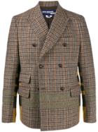 Junya Watanabe Boxy Fit Double Buttoned Coat - Brown
