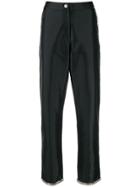 Giuseppe Di Morabito Crystal-embellished Satin Trousers - Black