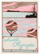 Olympia Le-tan Bc Fujimoto Clutch, Women's, White, Cotton