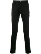 Balmain Logo Patch Skinny Trousers - Black