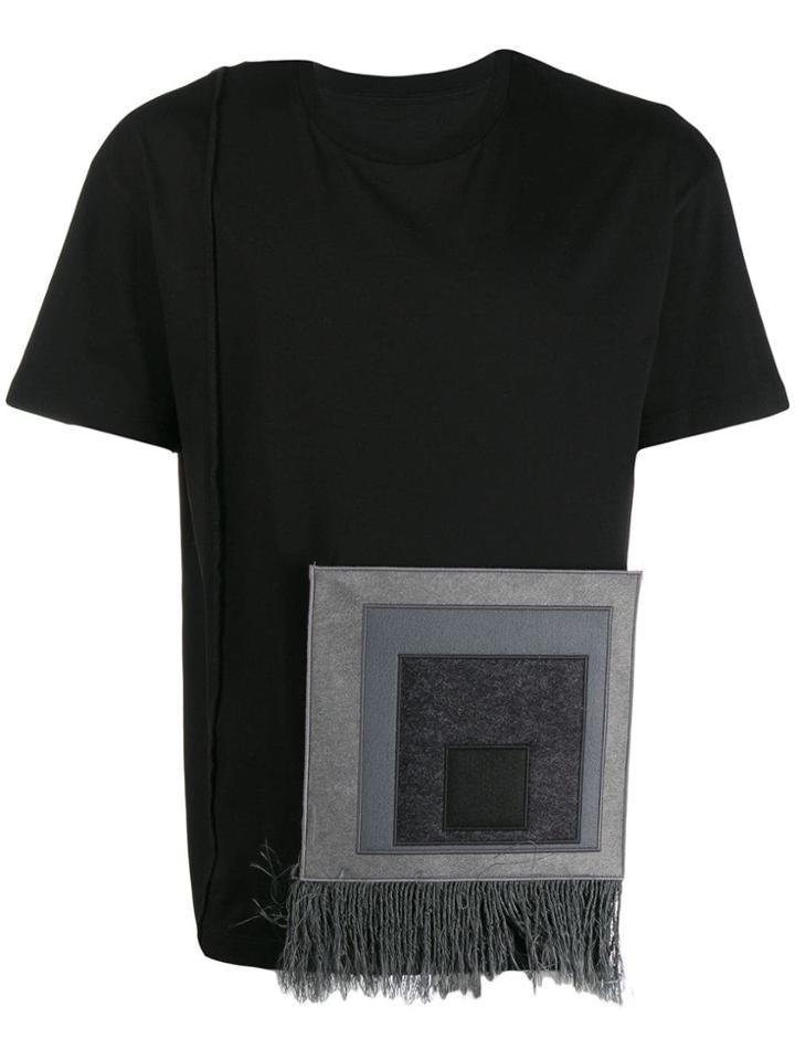 A-cold-wall* Square Appliqué T-shirt - Black