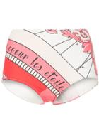 Tory Burch Constellation High Waisted Bikini Bottoms - Pink