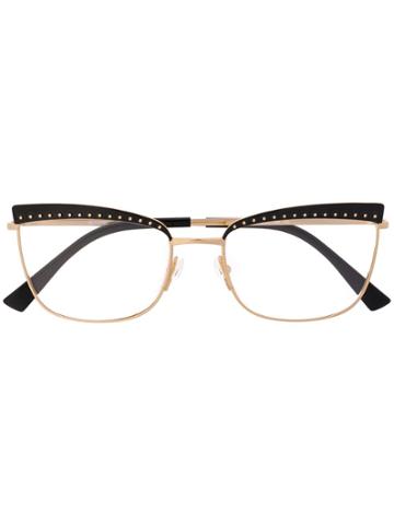 Moschino Eyewear Rectangular Glasses - Black