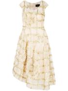 Simone Rocha Asymmetric Tulle Dress - Nude & Neutrals