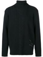 John Richmond Roll Neck Sweater - Black