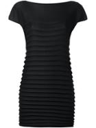 Issey Miyake Cauliflower Pleated Mini Dress, Women's, Black, Polyester