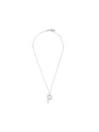 Marc Jacobs P Initial Pendant Necklace - Silver