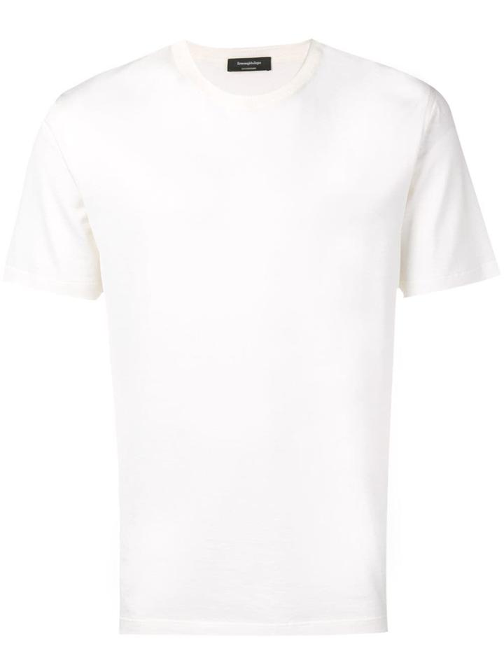 Ermenegildo Zegna Short-sleeve Fitted T-shirt - White