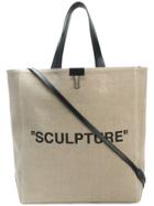 Off-white Sculpture Tote Bag - Nude & Neutrals