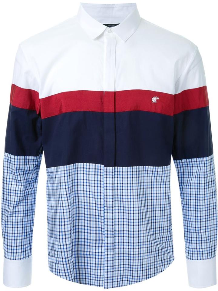 Loveless - Panelled Shirt - Men - Cotton - 1, Cotton