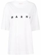 Marni Logo Print T-shirt - White