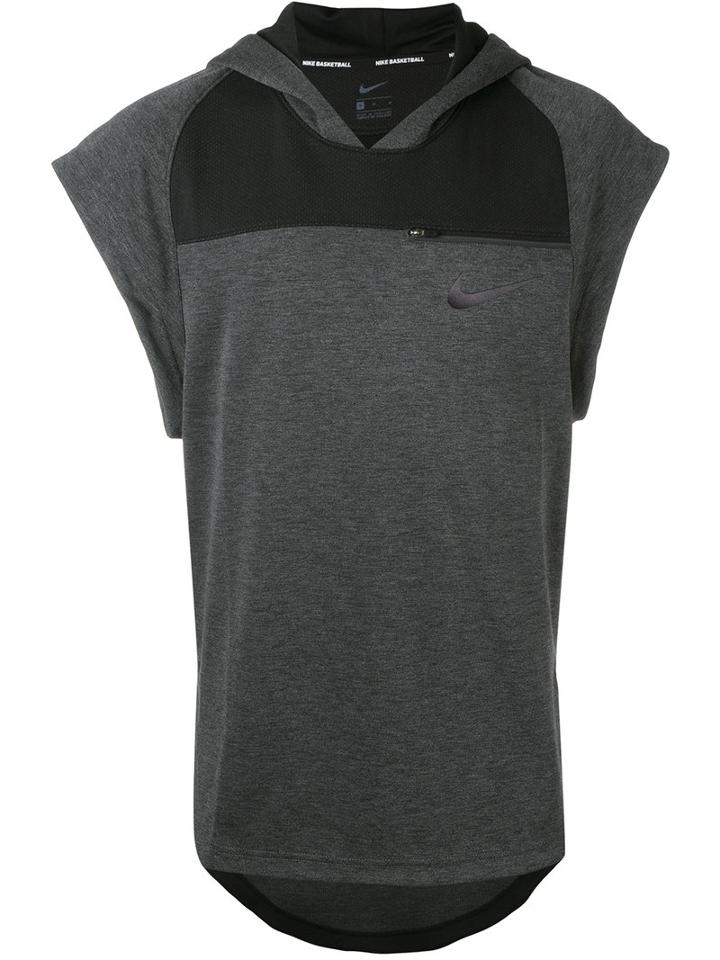 Nike - Dry Men's Basketball Hoodie - Men - Polyester/viscose - S, Grey, Polyester/viscose