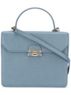 Furla Small Chiara Satchel, Women's, Blue, Leather