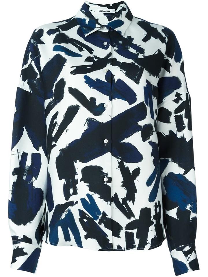 Jil Sander Abstract Print Shirt