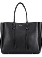 Lanvin Fringed Shopper Tote - Black