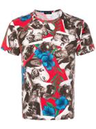 Comme Des Garçons Vintage Flower & Cars Printed T-shirt - Brown