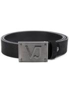 Versace Jeans Textured Belt - Black