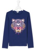 Kenzo Kids Tiger Print T-shirt - Pink & Purple