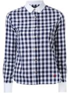 Loveless Contrast Collar And Cuff Checked Shirt