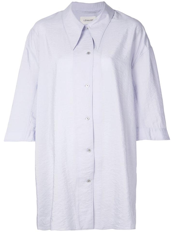 Lemaire Oversized Fit Shirt - Purple