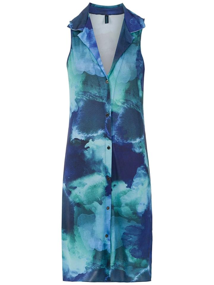 Lygia & Nanny Printed Avellana Shirt Dress - Blue