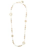 Rosantica Pearl And Agate Necklace - Metallic