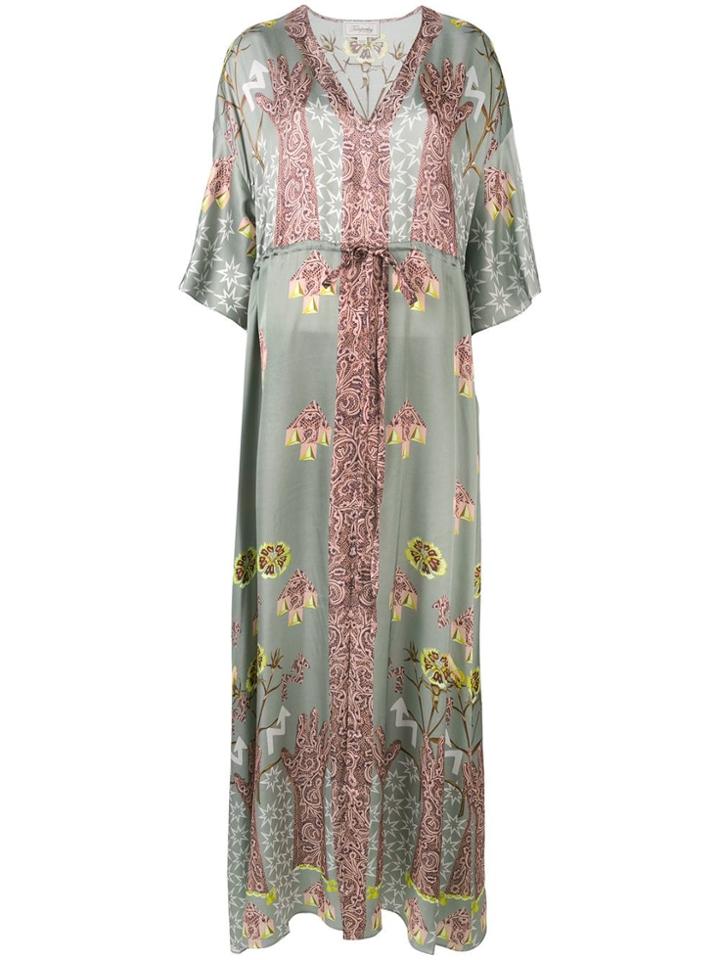 Temperley London Beaumont Kaftan Dress - Green